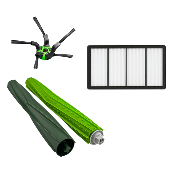 Refill Kit for iRobot Roomba S9 9150, S9+ 9550 – Roller Brush, HEPA Filter, Side Brush