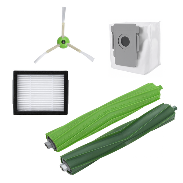 Replenishment Kit for iRobot Roomba i8 i7+ e6 j7 j8+ Roller Filter Side Brush Dust Bag Set