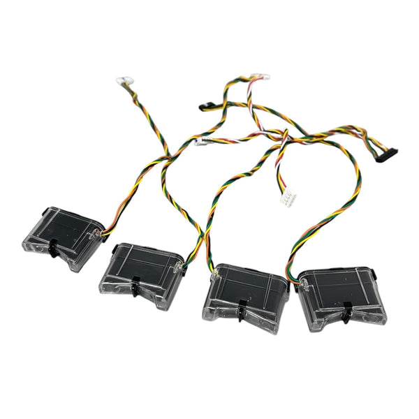 Floor Cliff Sensor Set for Shark AV2501S, AV2501AE, AV2511AE, AV251WA0US, AV251WAYUS, RV2502AE, RV2520A0US, RV2520AFUS, UR2500SR, UR2500SRCA, UR250BEXUS, UR250BEOUS, UR250BXOUS Robot Vacuums
